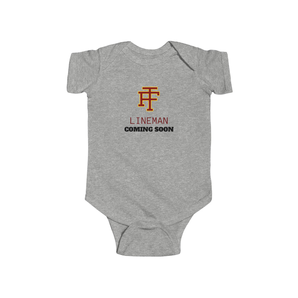 Lineman Coming soon Baby Bodysuit