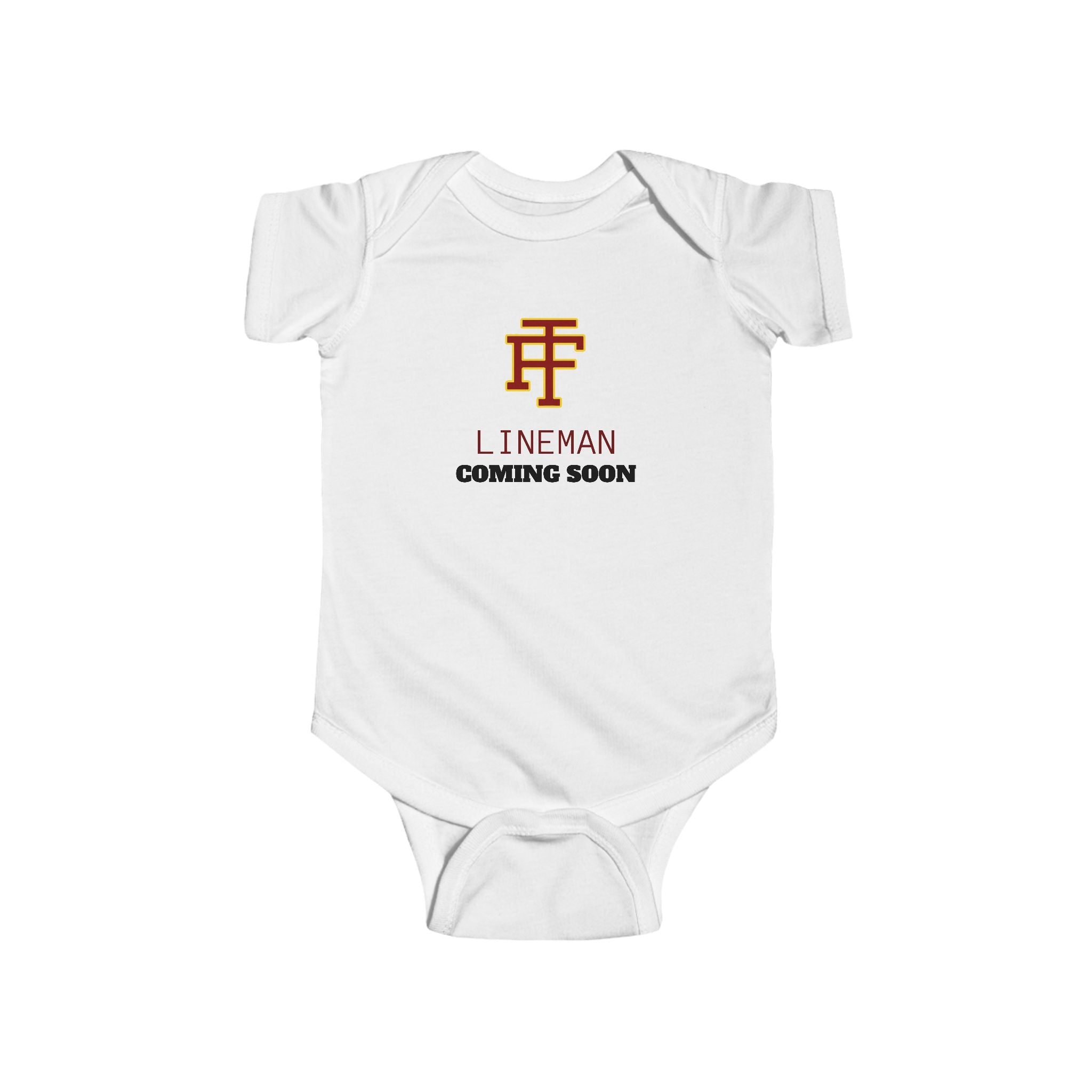 Lineman Coming soon Baby Bodysuit